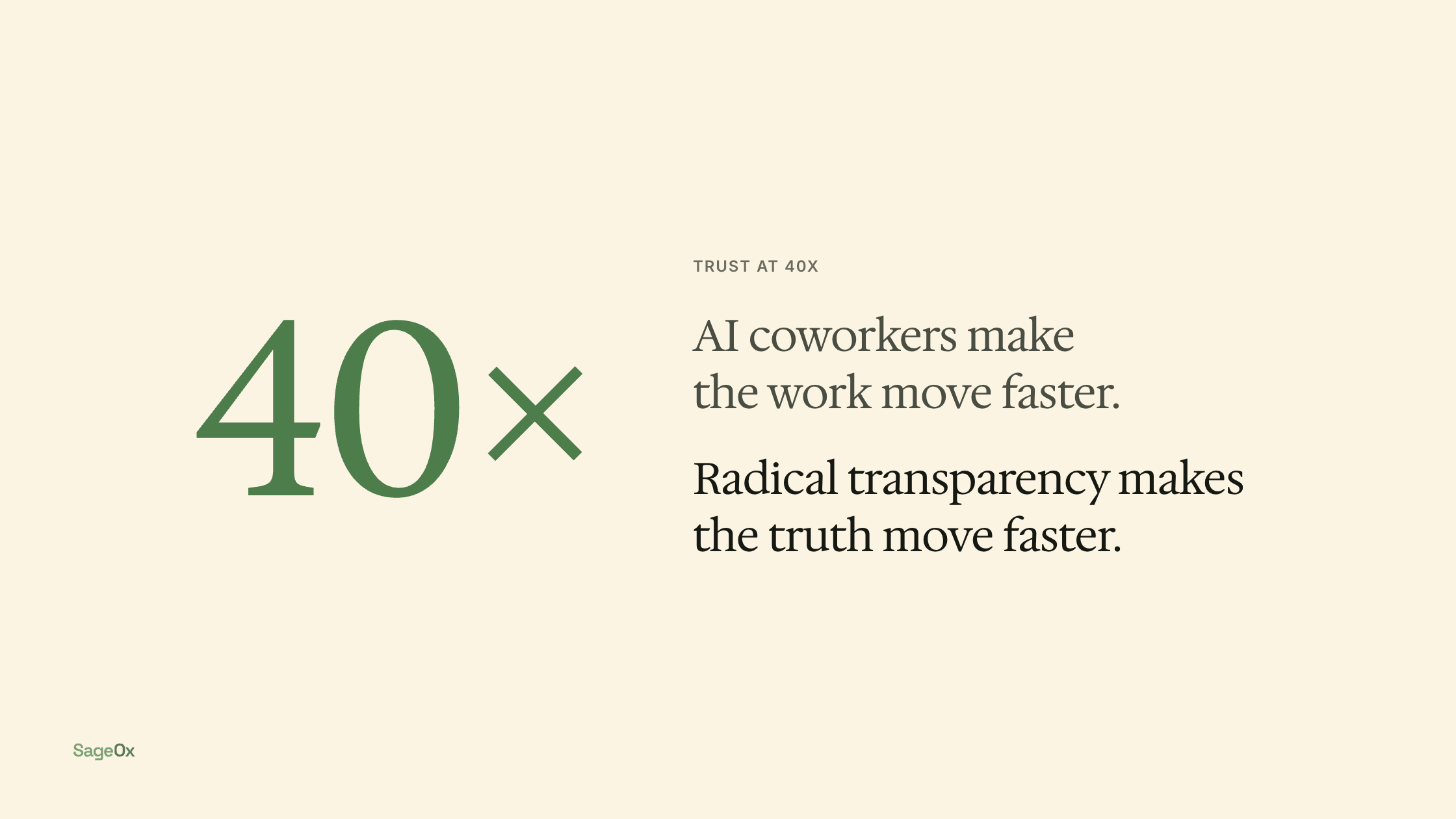 Trust at 40x